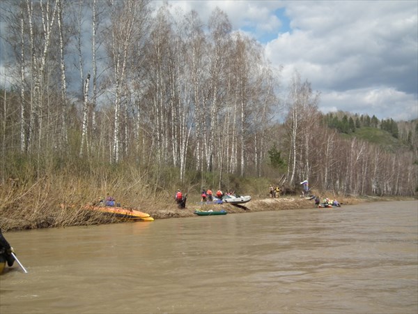 13. Чалка ниже скал